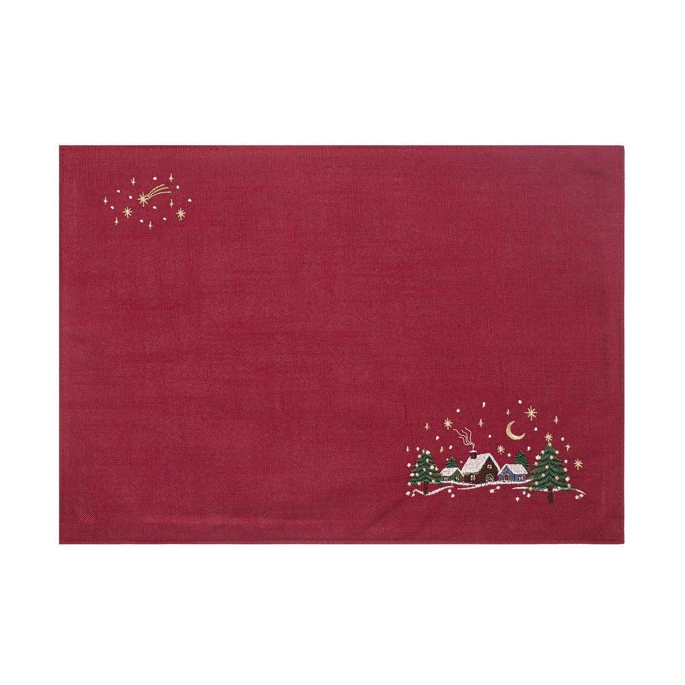 LUGAR AMERICANO NATAL VILAREJO 50 X 35 CM SAZ HOME STYLE - Camicado
