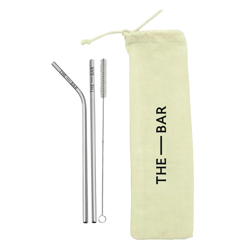 Kit Canudo Metalizado The Bar - TheBar