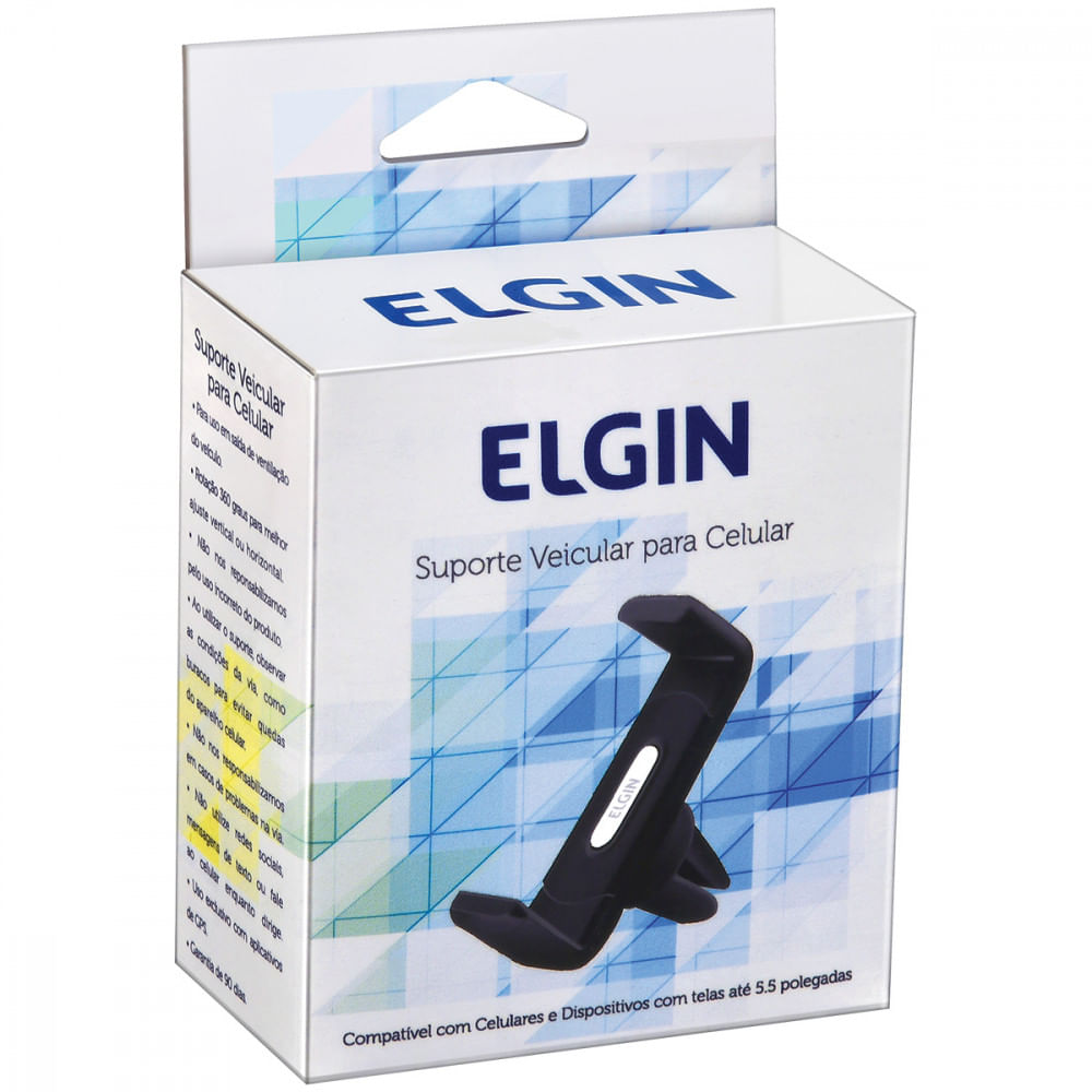 Suporte Veicular para Celular Elgin Preto até 5.5 polegadas