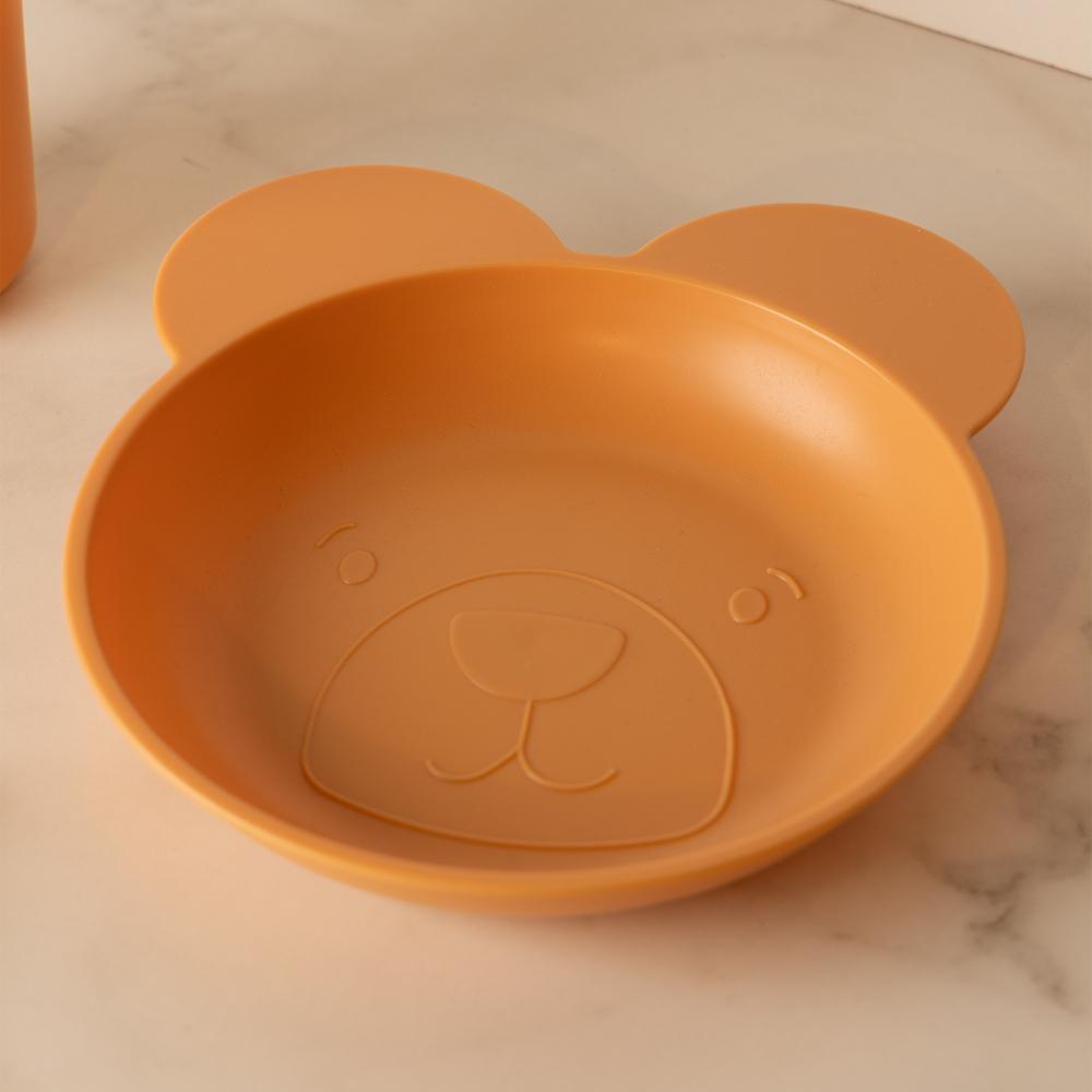 Conjunto 4 Peças Baby Bear Lyor Laranja Plástico - Wolff Oficial