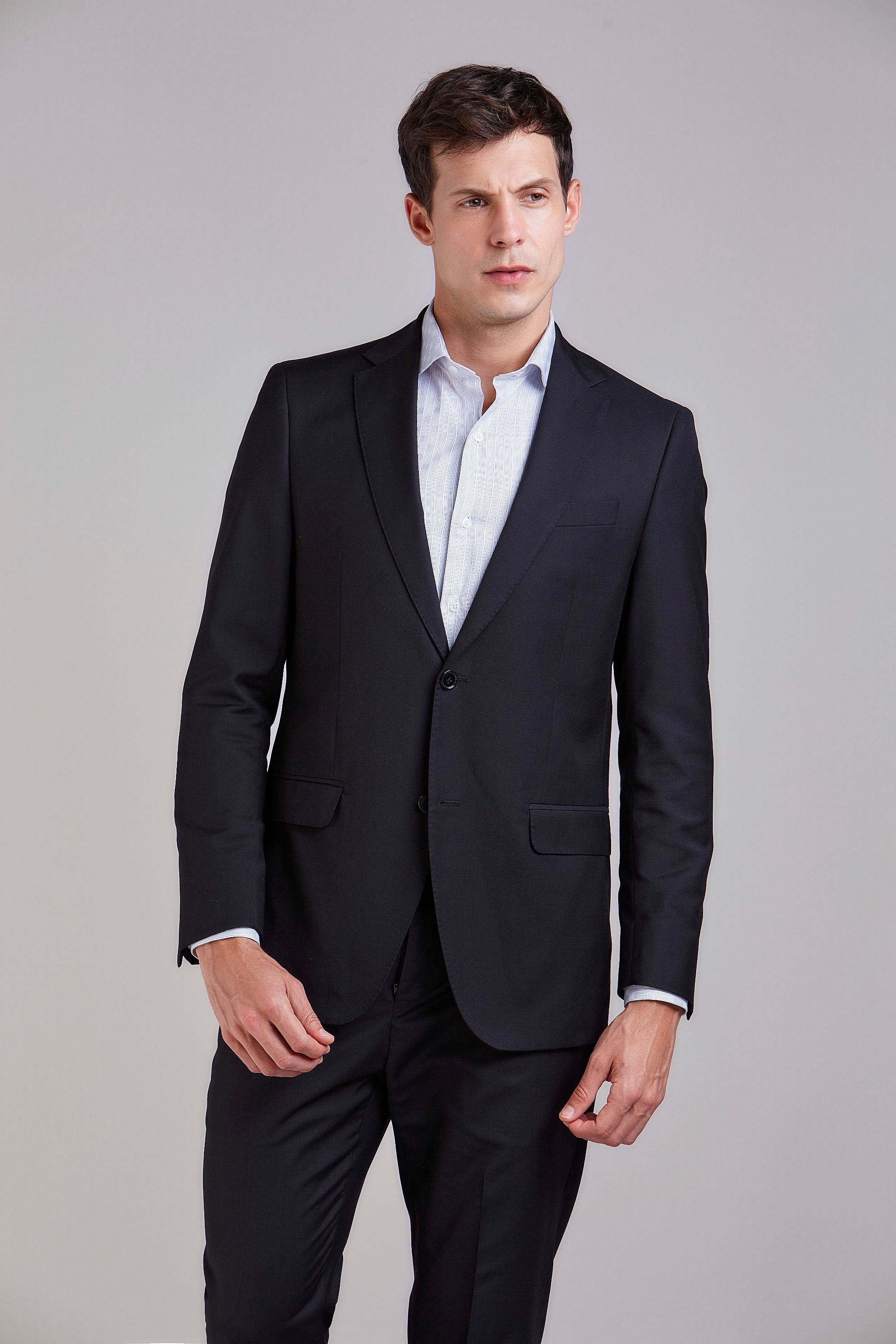 Terno Alfaiataria Liso - Preto - Highstil
