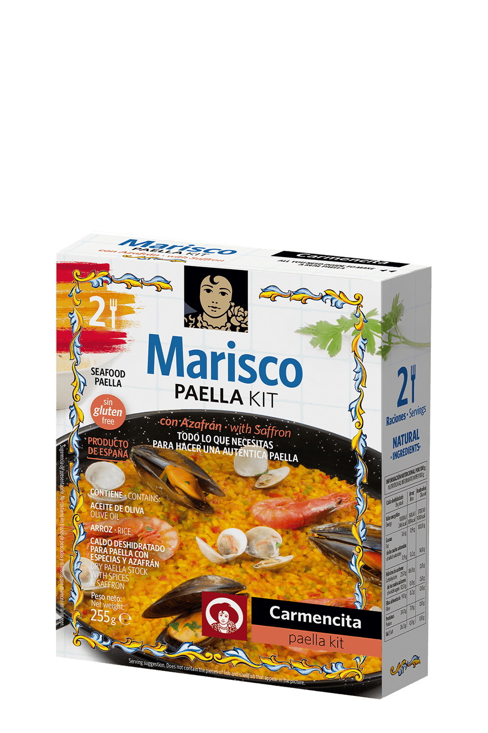 Kit Paella Frutos Do Mar 255G Carmencita