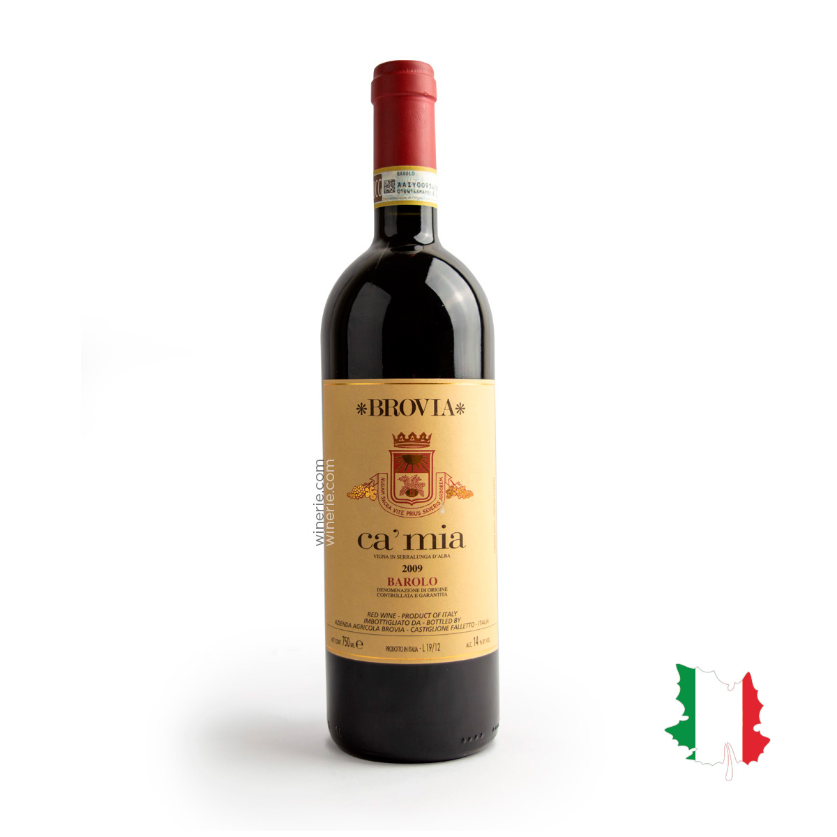 Vinho Italiano Brovia Ca mia Barolo 2009 750ml