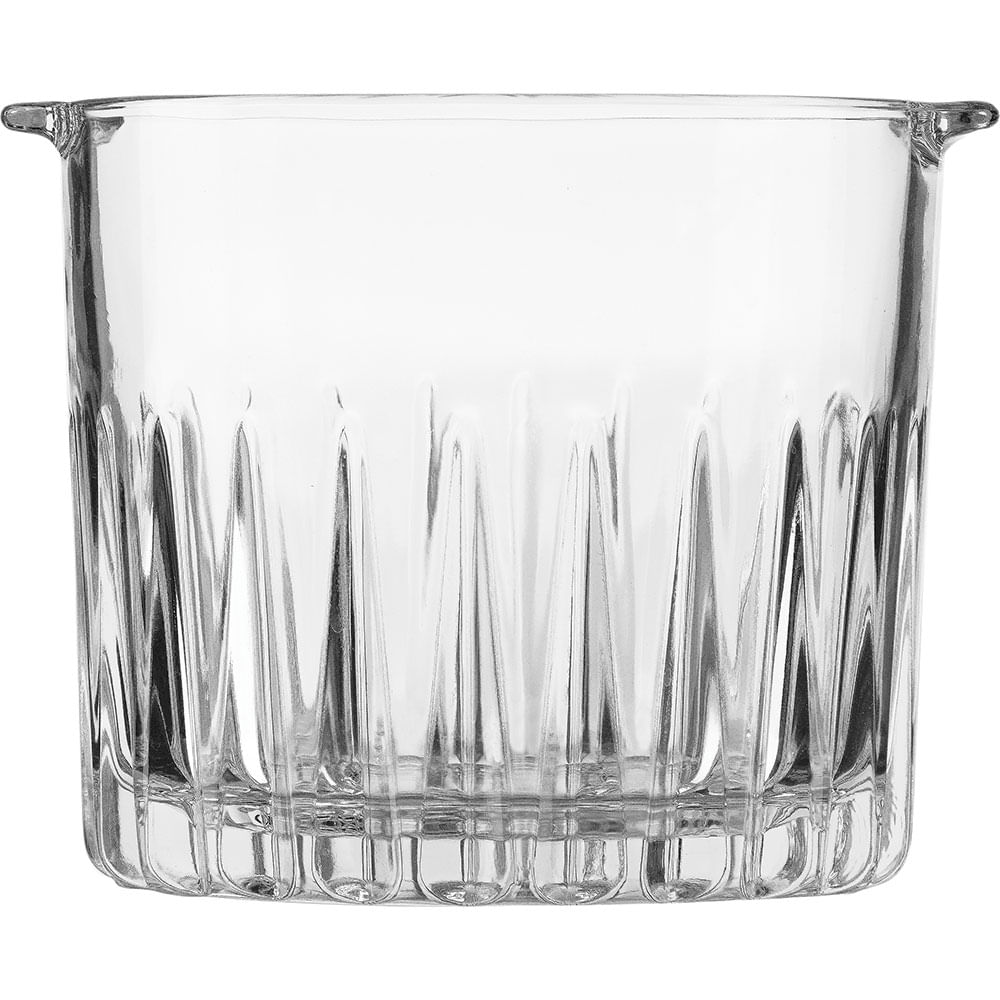 Balde Gelo Vidro Transparente 1,5L Crisa Kristalino 13X15X15Cm