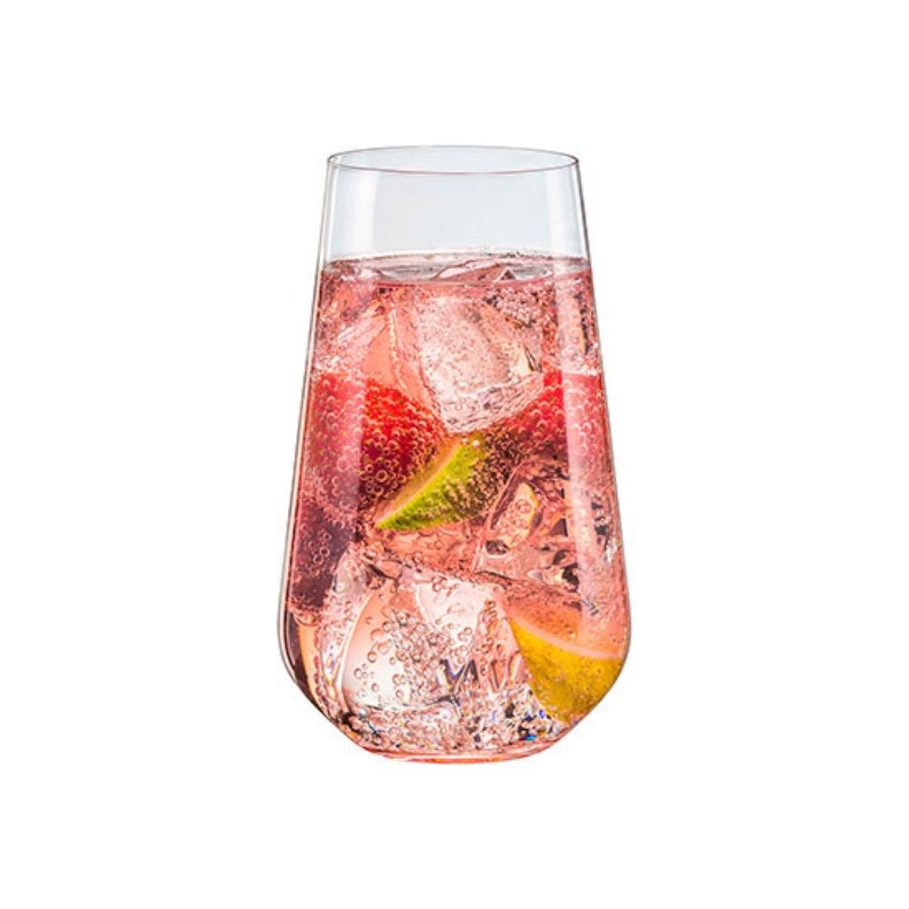 Copo Long Drink Bohemia Sandra Cristal 440ml 6 Peças