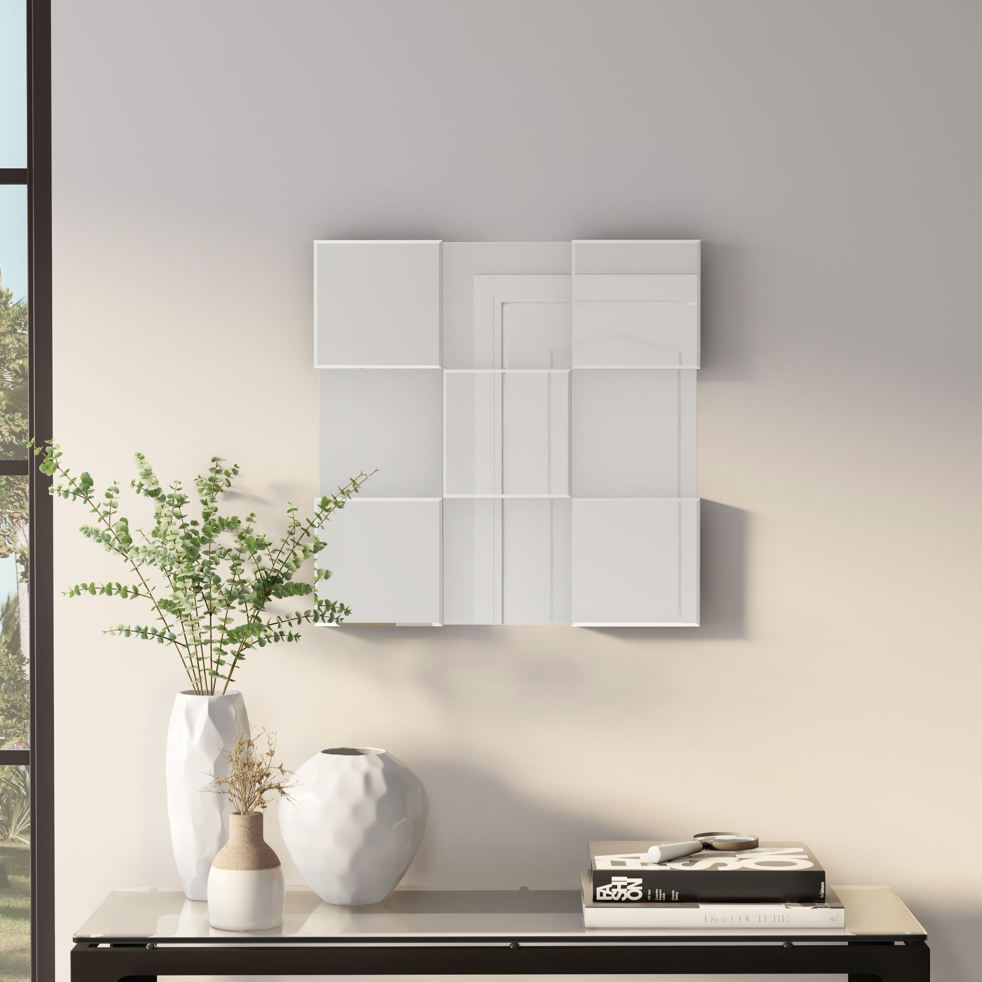 SQUARE FACE ESPELHO 60 CM X 60 CM