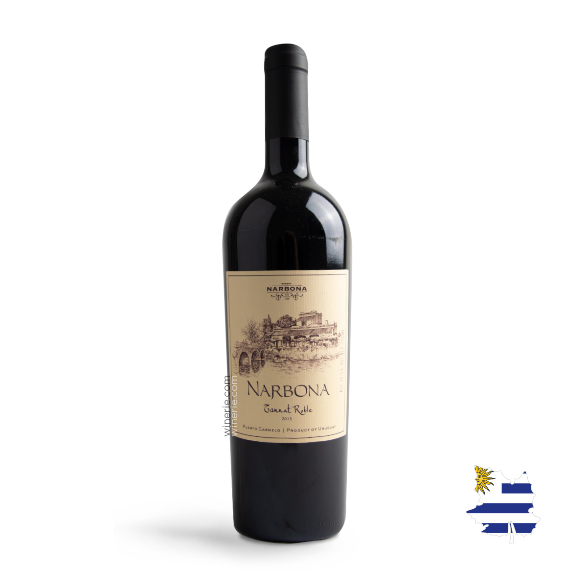 Vinho Uruguaio Narbona Tannat Roble 2015 750ml