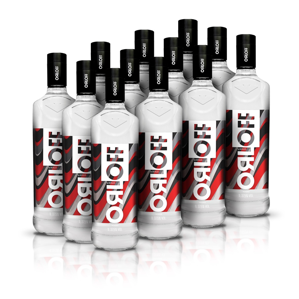 Kit Vodka Orloff 1L - 12 Unidades