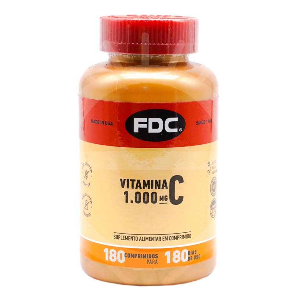 Suplemento Alimentar em Comprimidos FDC - Vitamina C 1000 mg  Film Coated - Época Cosméticos