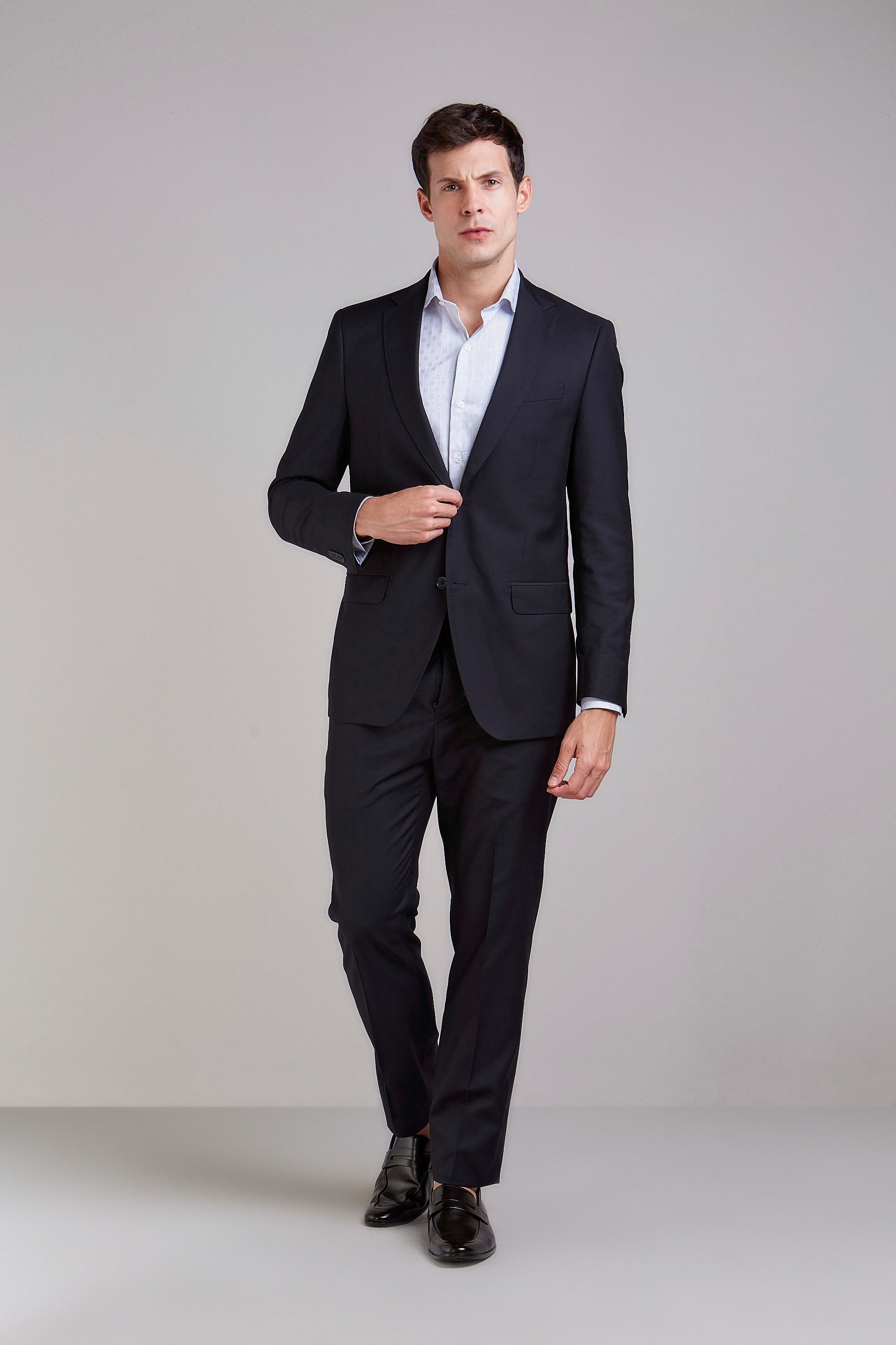 Terno Alfaiataria Liso - Preto - Highstil
