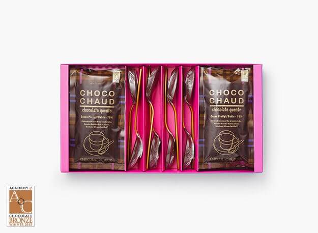 Choco Chaud Kit 8 unidades 70% Cacau