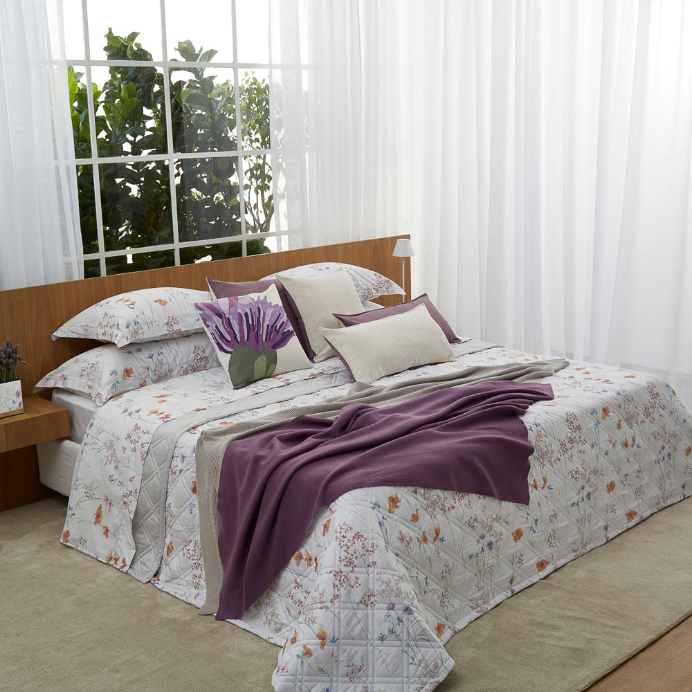 Capa Almofada Double Lilac 50x50