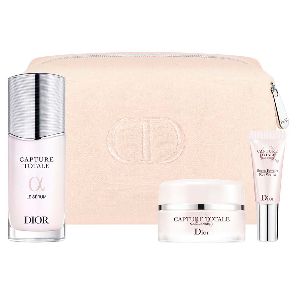 Dior Kit Coffret Capture Totale - Sérum + Creme + Sérum para Olhos