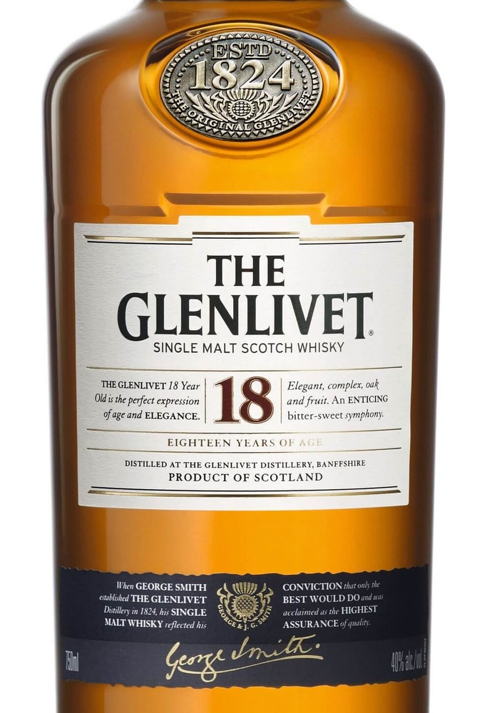 The Glenlivet Whisky Single Malt 18 Anos Escocês - 750ml