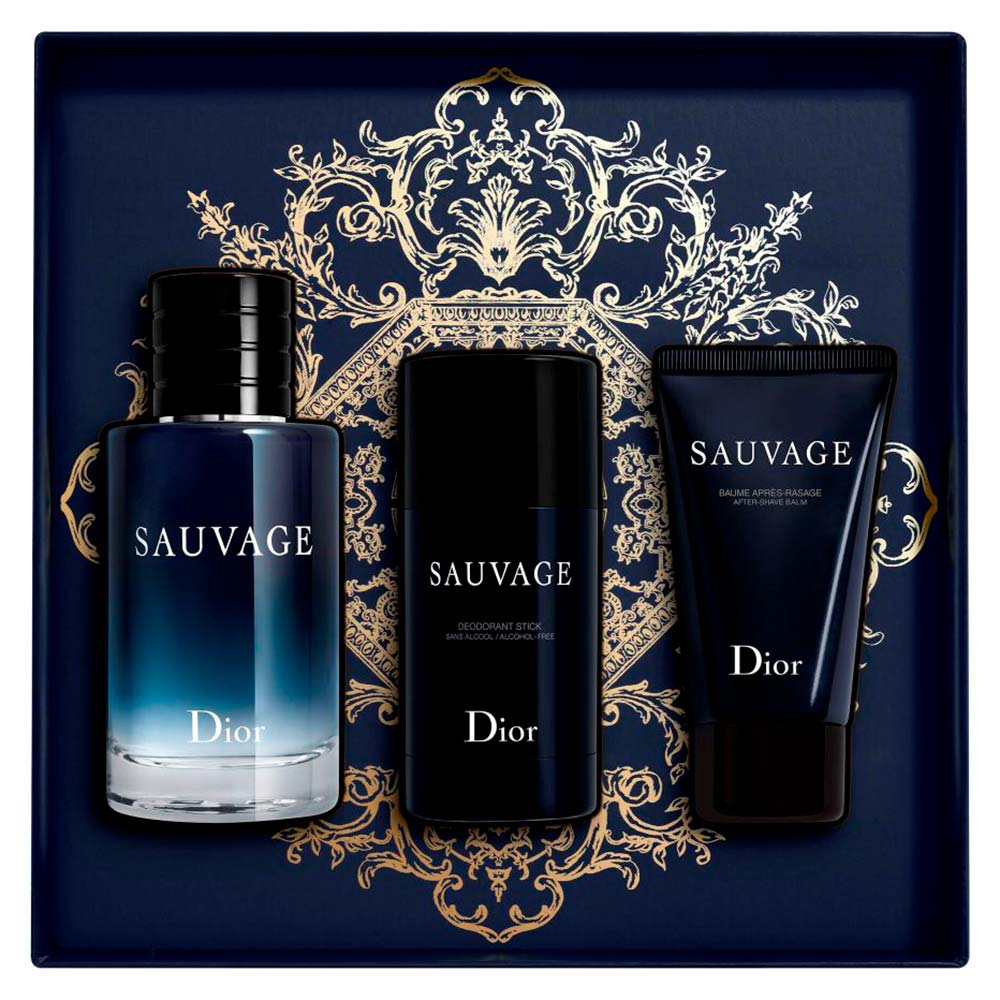 Dior Sauvage Coffret Kit - Perfume Masculino EDT + Desodorante +
